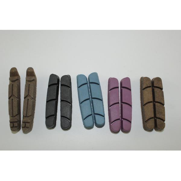 brown Color brake pads replacement for carbon road bike wheel cork wood material shiman &campygnolo cassette body