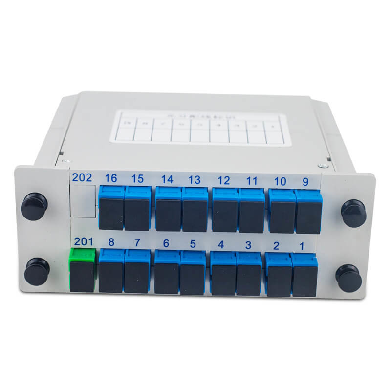 3G сеть 1x16 Box Type PLC Optical Splitter для FTTX FTTP FTTH FTTN FTTC голый тип