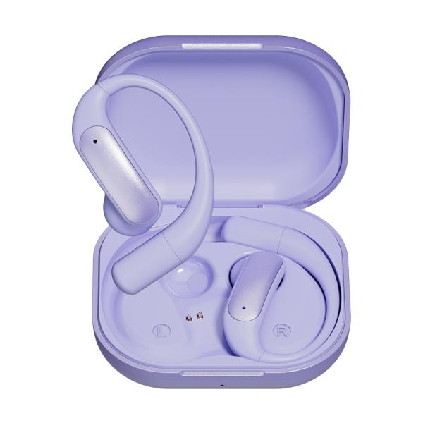 ETEK AI Translation OWS Earphone With Bluetooth 5.4 40mAh Earphone Battery 500mAh Charging Case (protected), F10 Composite Film