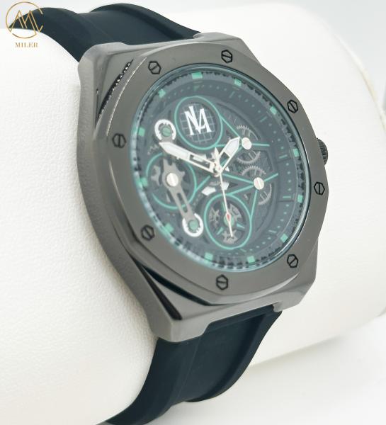 Minimalista Sport Relógio de pulso de silicone Resistente à água Caixa de aço inoxidável