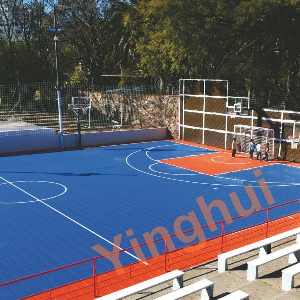 3x3 Basketball Court Flooring Outdoor Soundproof Interlock Plastic Basketball Sport Floor