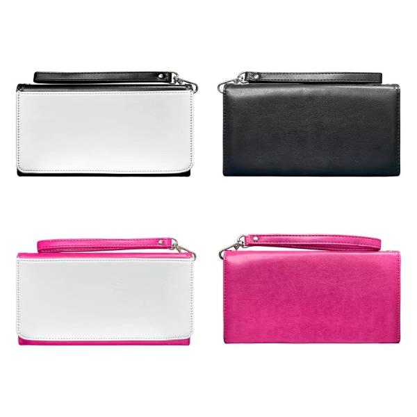 Women Sublimation Wallet Custom Printing With Wrist Strap Sublimation Purse Blanks Women Clutch