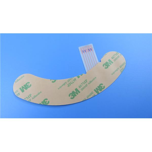 Flexible Printed Circuit  Built On Transparent PET FPC With 3M Adhesive for Thin-film Switch