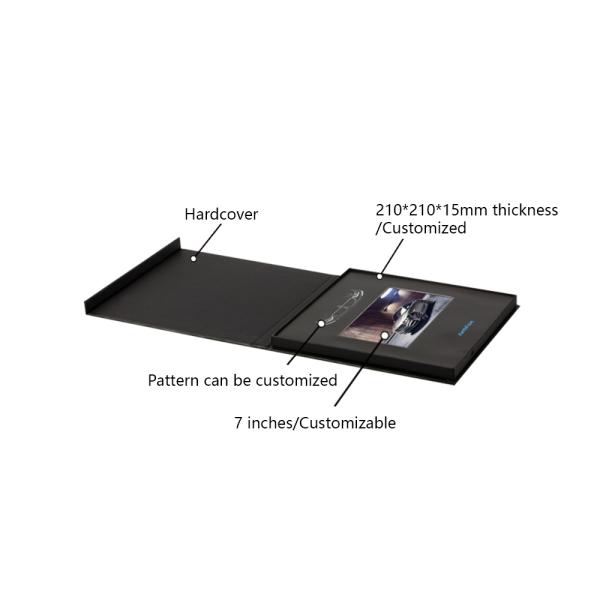 Cartão video do encarregado do envio da correspondência da tela de TFT 7 polegadas para a memória 1GB de cumprimento do aniversário