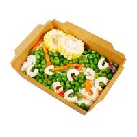 Envases de papel Kraft de China Envases para comida para llevar Envases para el almuerzo