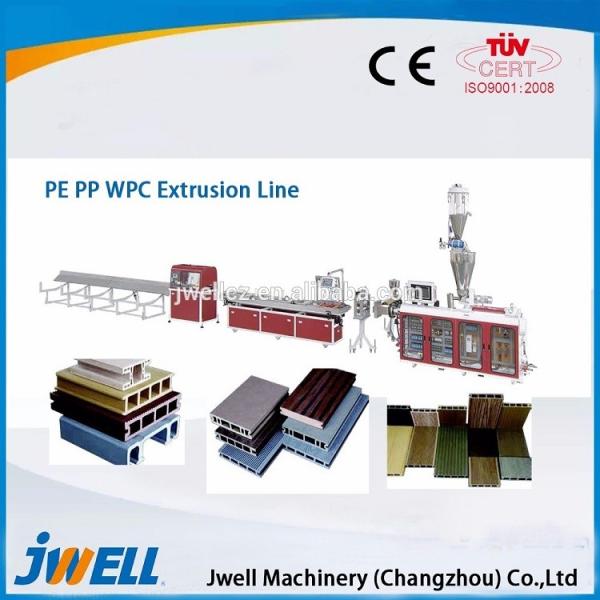 WPC Conical Plastic Recycling Machine Double Screw 37 Main Motor Power