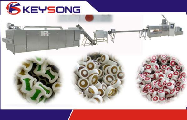 Small Scale Dog Food Maker Machine , Pet Food Production Line Capacity 120 - 150kg / H