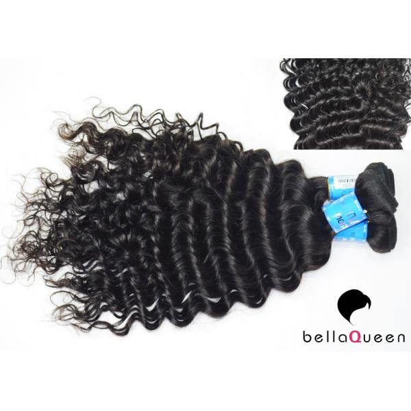 1B 100g Indian Deep Wave BellaQueen Straight Human Hair OEM/ODM
