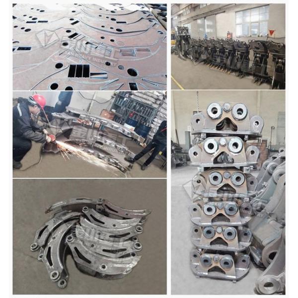 Tipo giratorio CE del gancho agarrador de la roca del excavador de LIEBHERR 922 de la abertura del mandíbula de 2300m m aprobado