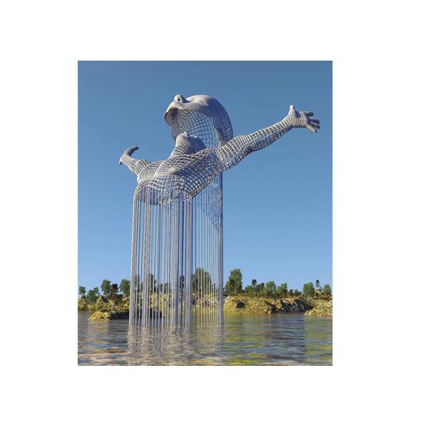 Современная на открытом воздухе диаграмма фонтан нержавеющей стали украшения 316 скульптуры