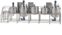 Machine de mélangeur de liquide sous vide à chauffage électrique pour le traitement des détergents liquides
