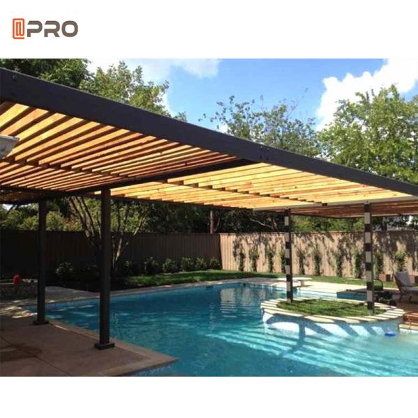 Customized Aluminium Motorized Outdoor Louver Pergola Rodent Proof