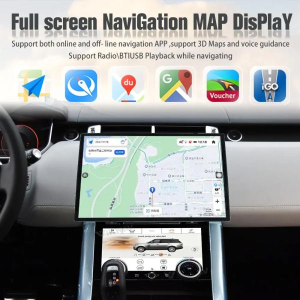 Android Auto Stereo Car Radio For Range Rover Sport L494 2013-2017 GPS Navegação Multimédia Player Head Unit Carplay