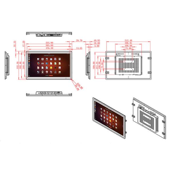 21.5-Inch Large-Format Linux Monitor for Smart City Applications and Digital Signage