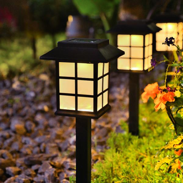 50lm Decorative Solar Garden Lamp for Pathway Lighting in -20 50C Working Temperature