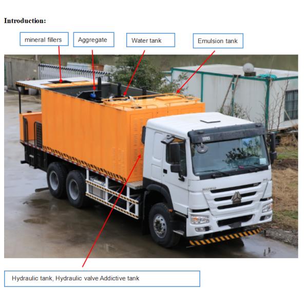 Sinotruk HOWO 8x4 Micro Surfacing Slurry Paver Pavement Asphalt Truck Machine