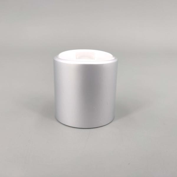Matt Silver PP 24mm 28mm Aluminium Screw Cap Press Disc Top Lid Cap Cover Bottle 20/410