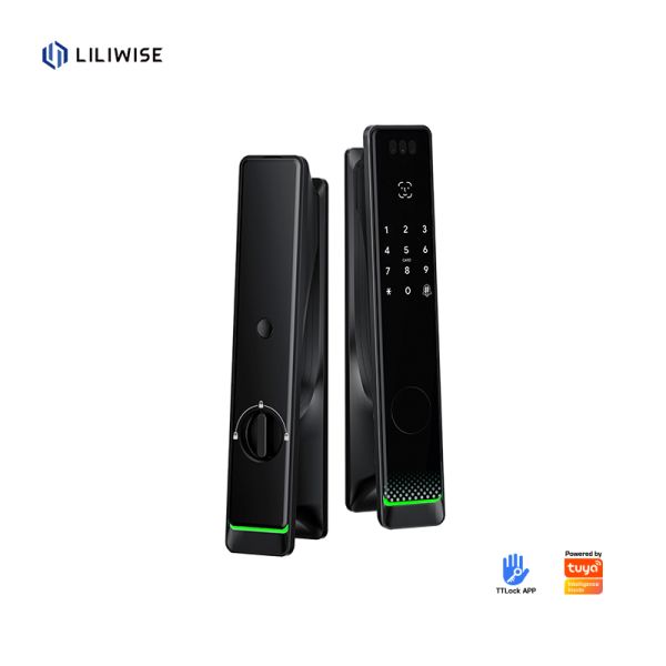 Liliwise Security Tuya Wifi Cerradura Inteligente Electronic Smart Locks Fingerprint Keyless Ttlock Digital Door Smart Lock