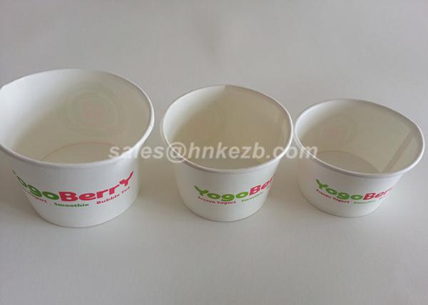 Small Paper Ice Cream Pint Containers / Custom Ice Cream Bowls 4oz 115ml