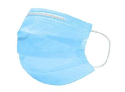 Three Layers Disposable Earloop Face Mask Non Woven Material Customized Size