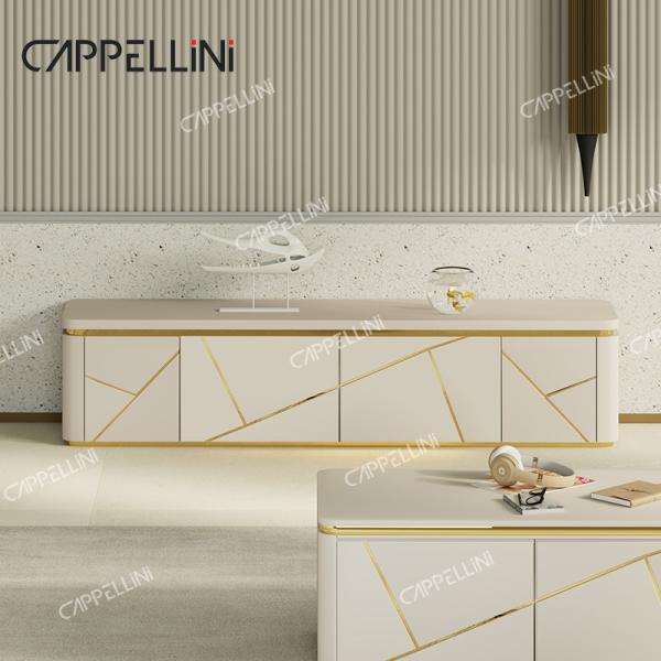 Modern Luxury Wood TV Cabinet And Coffee Table Set Home Furniture Living Room Wooden TV Stand With Storage