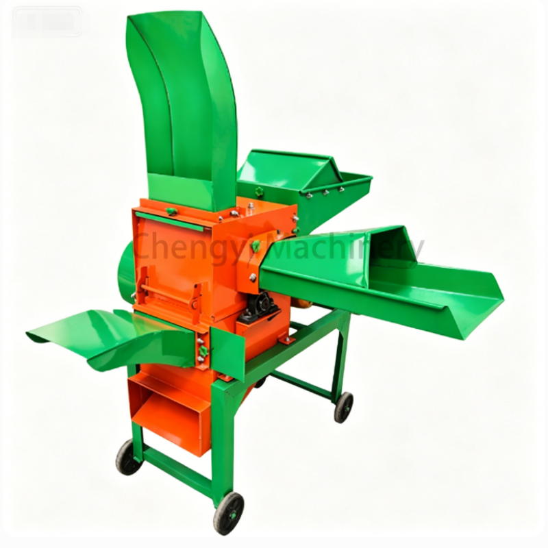 Alloy Steel Chaff cutter with grinder Crop Slicer Safe Operation Silage Making Livestock Farms
