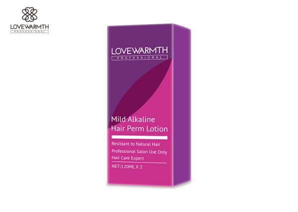 Loção de ondulação do cabelo alcalino suave para a fórmula macia dos adultos resistente ao cabelo natural