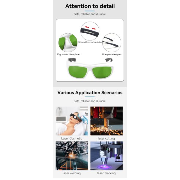 LASER PROTECTOR Laser glasses party co2 laser Laser safety glasses 266nm 441nm blue laser glasses Infrared Rays Laser safety glasses LASER SAFETI GLASSES co2 laser pointer ipl glasses laser glasses