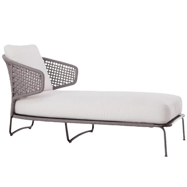 Outdoor Rattan Furniture Daybed and Aluminum Sun Lounger for Outdoor in Swimming Pool
