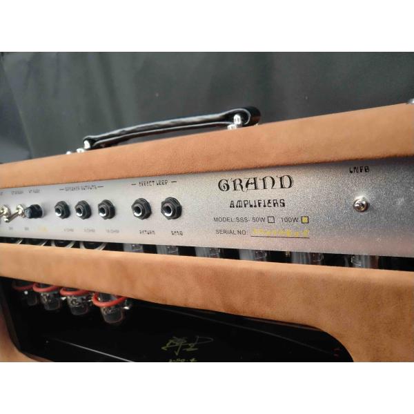 2024 HOT!!! Dumble #002 Version Clone SSS20-Steel String Singer SSS Tube Amp Head 20Watt in Suede Brown with Original Knobs