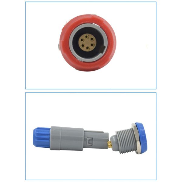 Kangeryou China Class I Blood Oxygen Probe Connector 1P6 Core Waterproof Plug Socket Plastic Self-Locking Connection 3-Year