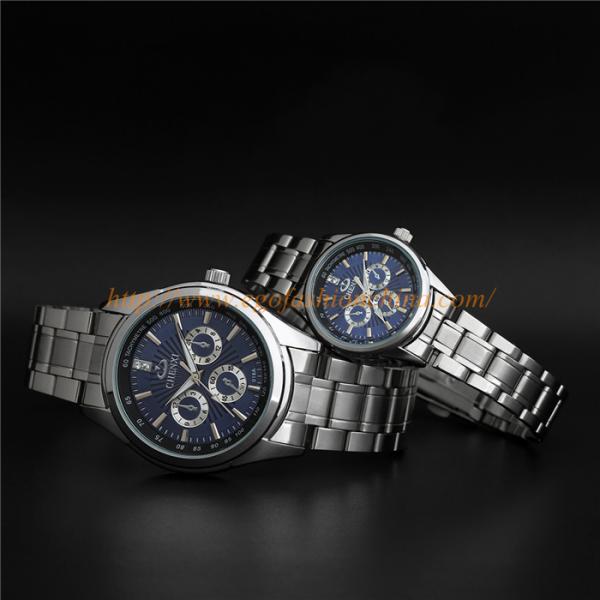 018A Steel Couple Watch Kerean Fashion Jewelry Watch Hotsale USA Quartz Watch for Couple