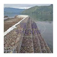 les casiers métalliques de 8*10cm 2.7mm Gabion galvanisés/PVC ont enduit 2x1x1m