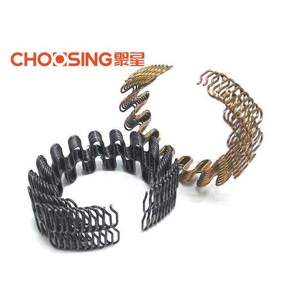 Sinuous S Couch Support Springs , 9 Gauge Zig Zag Springs 60cm Section 300℃ Heat Treatment