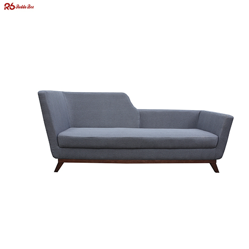 Asymmetrical Tufted Velvet Chaise Lounge Chairs 3 Seater Sofa For Apartment ODM