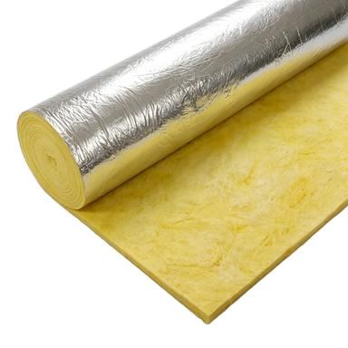 Insulation Glass Wool Blanket With FSK Facing HVAC Duct Wrap Insulation