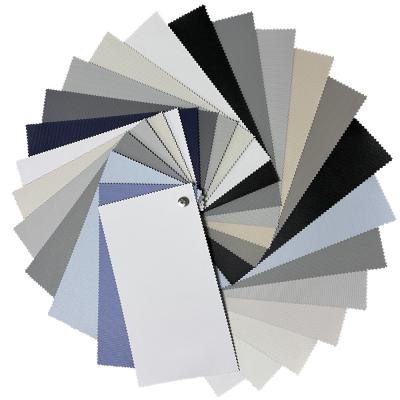 100% Blackout Fiberglass Pvc Roller Blinds Fabric Fireproof Window Curtain Home Roller Blinds Fabric