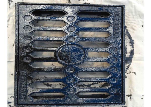 Anti Frozen Cast Iron Grating And Frame Square Type Corrosion Resistance