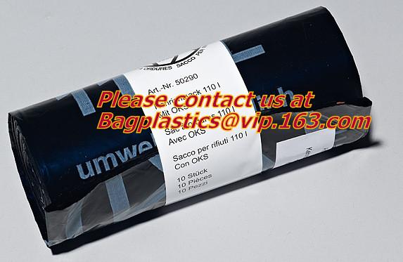 Hazardous Waste Plastic Bag Printed Asbestos Garbage Bag Biodegradable Garbage Bags Garbage Bags Trash Bags Bin Liners
