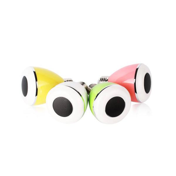 Dimmable Bluetooth Music Light Bulb Aluminum Cover For LED Heat Releasing