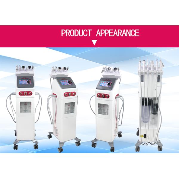 Vertical Type Hydra Peel Machine , 6 In 1 High Power Aqua Facial Machine
