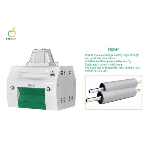 Roller Flour Mill Machine Length 60cm Grain Milling Equipment