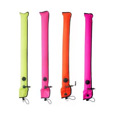 113CM Foldable Scuba Surface Marker Buoy Closed Bottom Safety Marker Buoy
