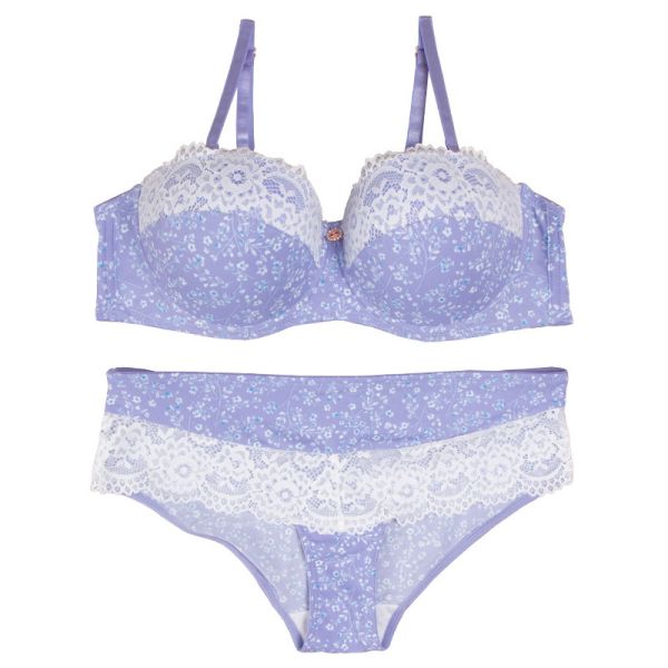 Women Lingerie Set Printed Flowers S-XL America Size High Quality New Come Lingerie Wholesale Set Matching Set for Women