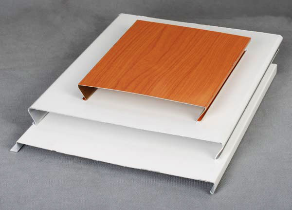 15mm-35mm Aluminum Ceiling Sheets For Gas Station Beveled Edge