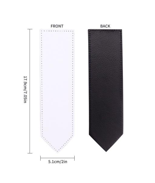 Customizable Personalised Leather Book Mark For Sublimation Printing
