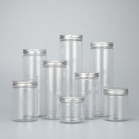 Bon marché en gros Bouteille en plastique transparent transparent avec couvercle pots en plastique Bouteille en plastique en forme de pot pour le gommage avec fourniture d'usine