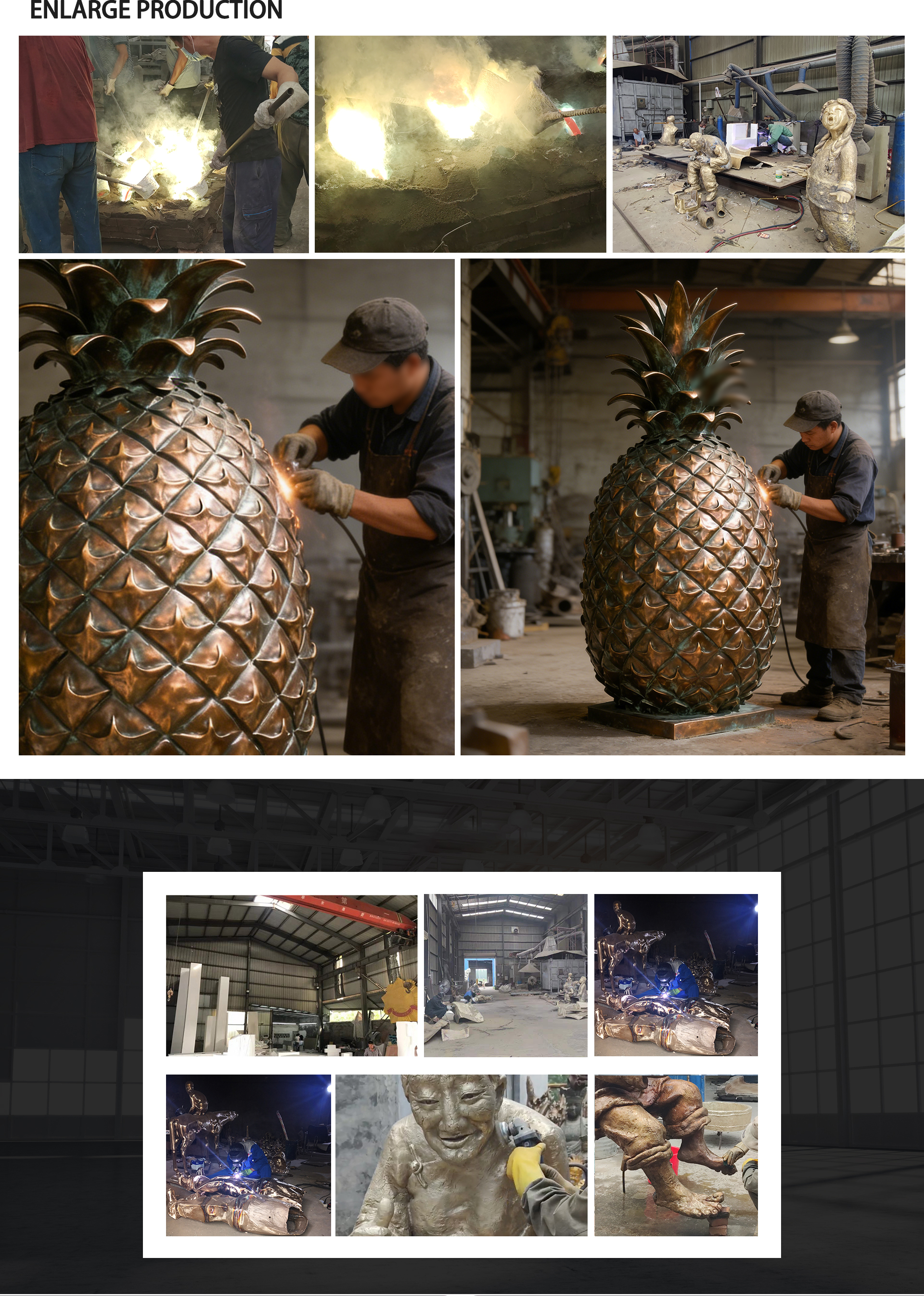 Bronze Pineapple Statue Elegant Home and Garden Decor Perfect for Living Room Patio or Office Accent Piece
