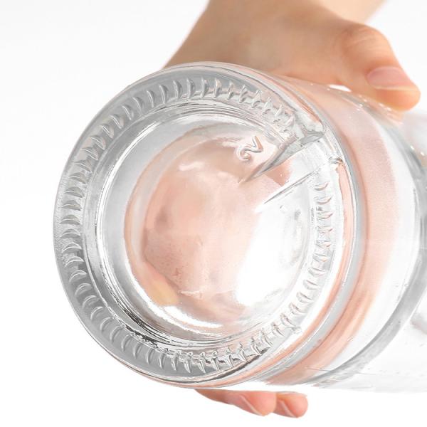 Super Flint Glass Custom Embossed Metal Label Bottle for Liquor Drink 500ml 700ml 750ml 1000ml