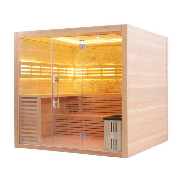 Large Space Home Commercial Indoor Traditional Steam Sauna Room For 5 - 8 Person